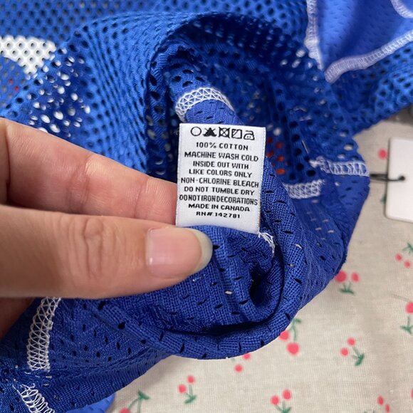 Aime Leon Dore Team Practice Jersey Mesh Blue - Picture 5 of 7